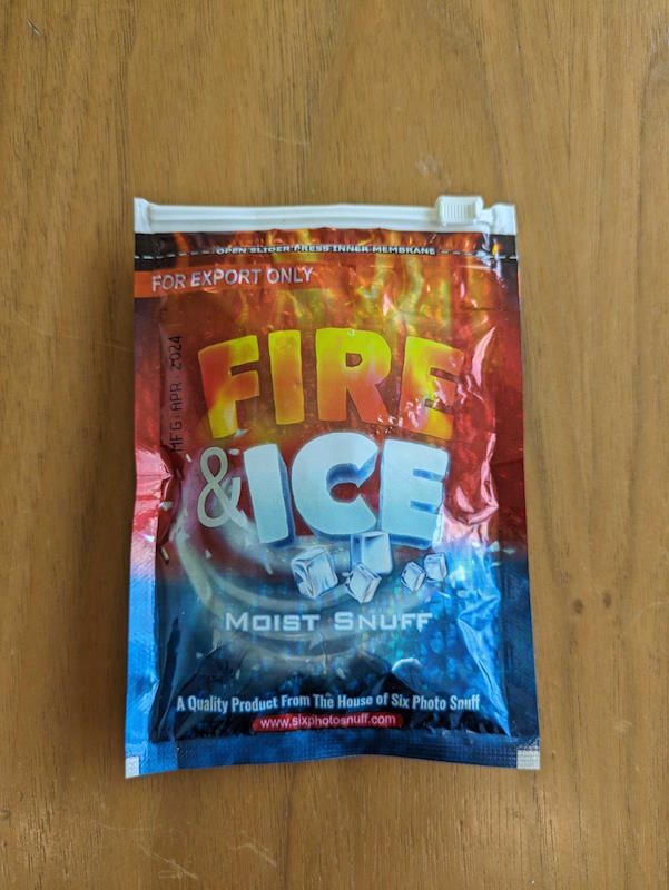 6 Photo Fire and Ice 50g Pouch