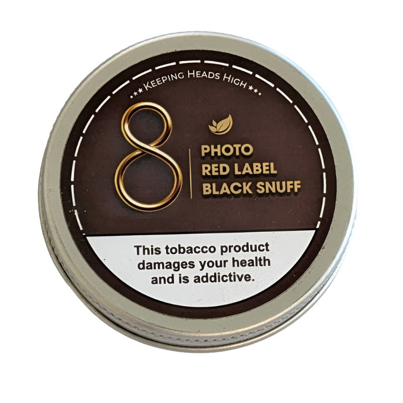 8 Photo Red Label Snuff 40g