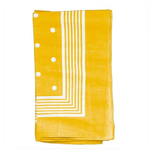 Wilsons Handkerchief - Yellow Big Polka Dot