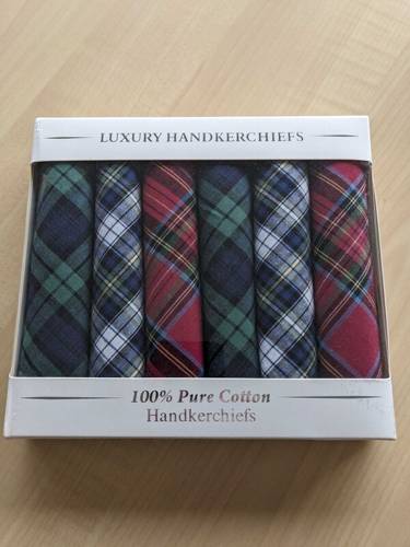 Wilsons Handkerchief - Tartan Gift Pack